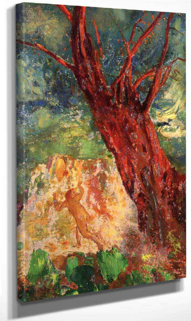 The Red Tree1 By Odilon Redon By Odilon Redon