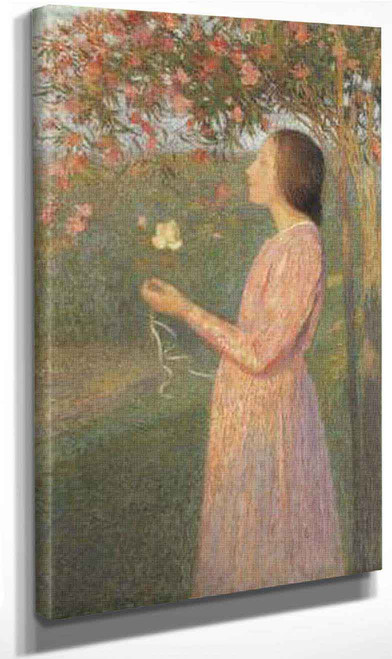 The Rose Robe By Henri Martin By Henri Martin