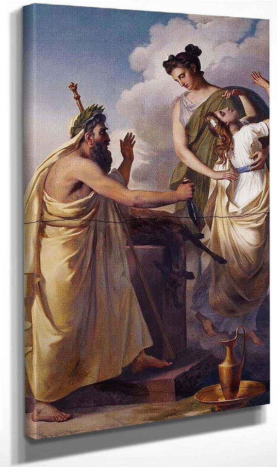The Sacrifice Of Iphigenia By Alexandre Denis Abel De Pujol By Alexandre Denis Abel De Pujol