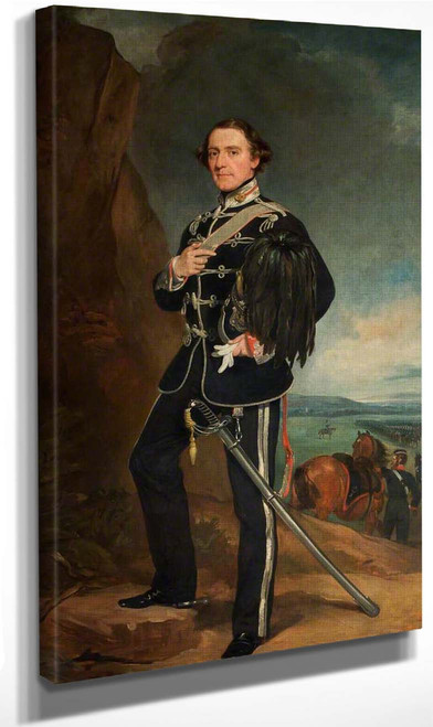 The Second Lord De Tabley As Colonel Commandant Of The Earl Of Chester's Yeomanry Cavalry By Sir Francis Grant, P.R.A. Art Reproduction
