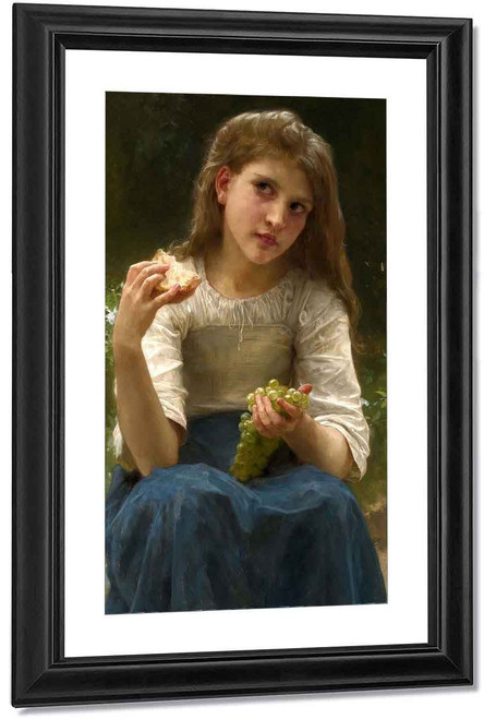 The Snack By William Bouguereau By William Bouguereau