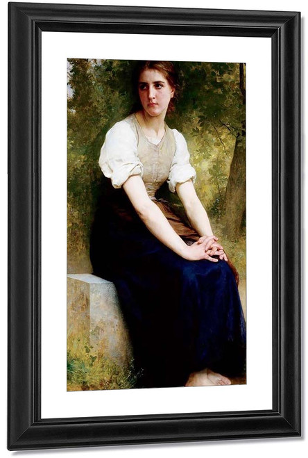 The Song Of The Nightingale By William Bouguereau By William Bouguereau