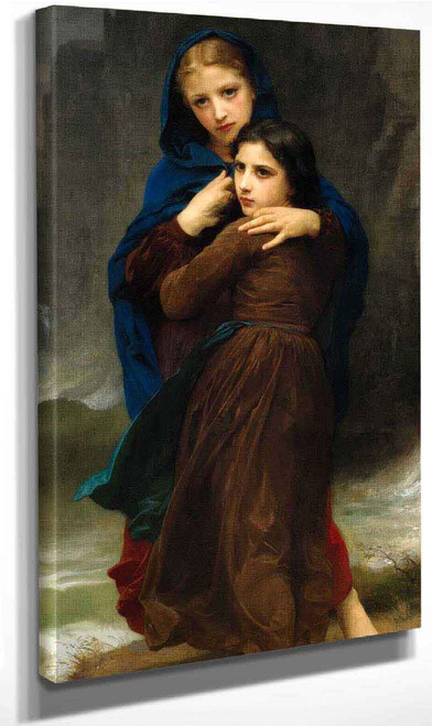 The Storm (Small Version) By William Bouguereau(French, 1825 1905) By William Bouguereau(French, 1825 1905) Art Reproduction