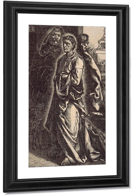 The Three Statues Of Aegina By Anthony Frederick Sandys