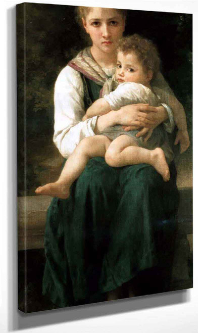 The Two Sisters1 By William Bouguereau By William Bouguereau