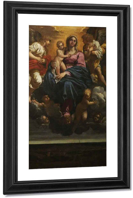 The Virgin And Child In The Clouds By Annibale Carracci By Annibale Carracci