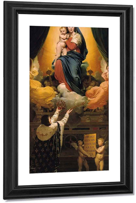 The Vow Of Louis Xiii 1 By Jean Auguste Dominique Ingres By Jean Auguste Dominique Ingres