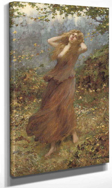 The Windswept Maiden By William Arthur Breakspeare