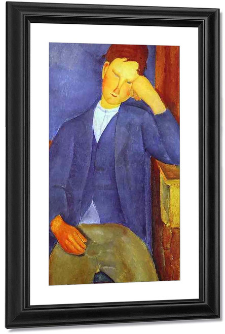 The Young Apprentice By Amedeo Modigliani By Amedeo Modigliani
