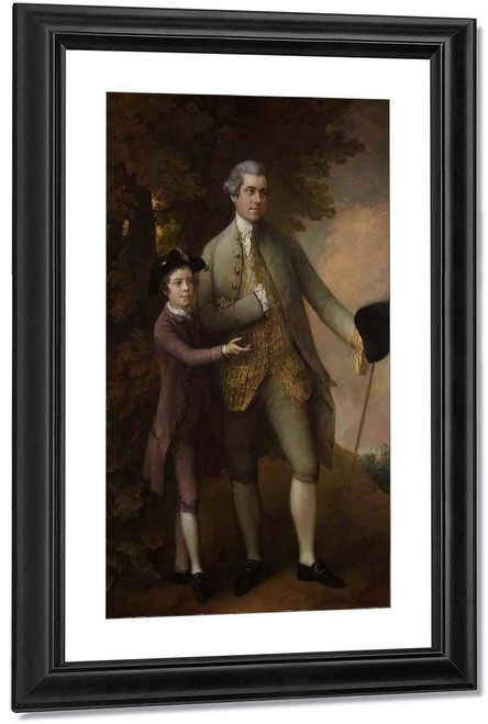 Thomas Rumbold And Son By Thomas Gainsborough By Thomas Gainsborough