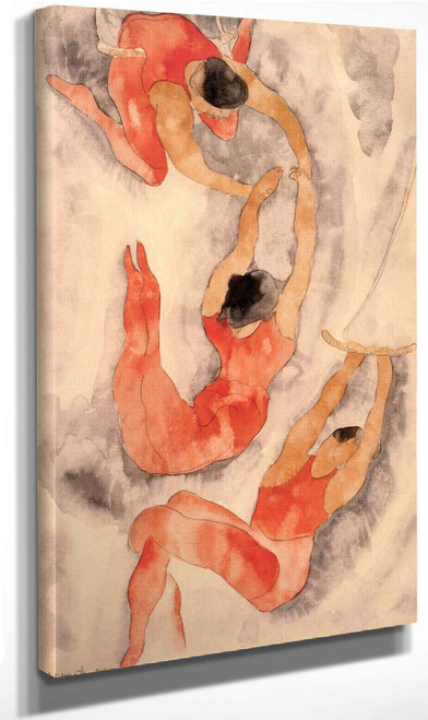 Three Acrobats By Charles Demuth By Charles Demuth