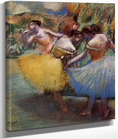 Three Dancers By Edgar Degas By Edgar Degas