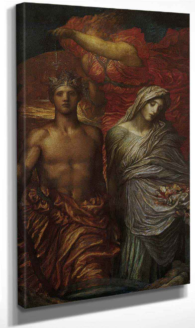 Time, Death And Judgement By George Frederic Watts English 1817 1904 Art Reproduction