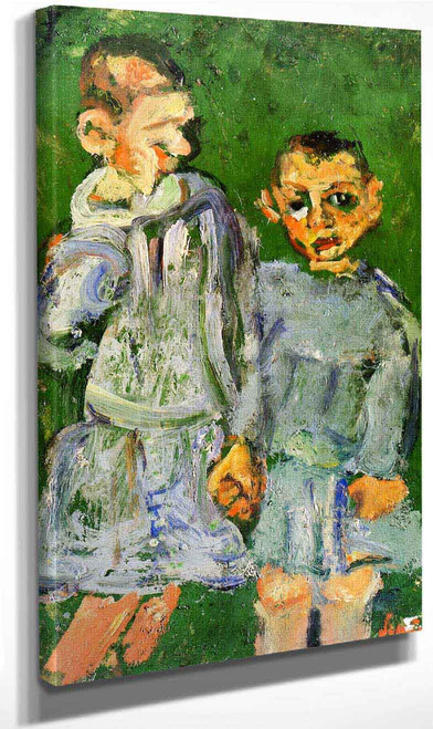 Two Children Of Public Assistance By Chaim Soutine