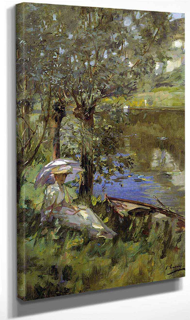 Under The Willows By Constantin Alexeevich Korovin By Constantin Alexeevich Korovin