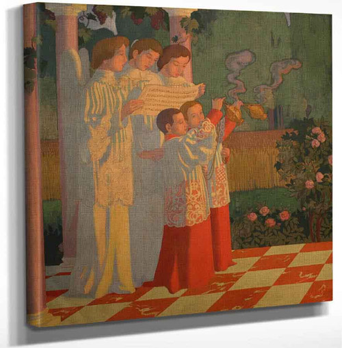 Decoration De La Chapelle Du College Sainte Croix Du Vesinet By Maurice Denis Art Reproduction