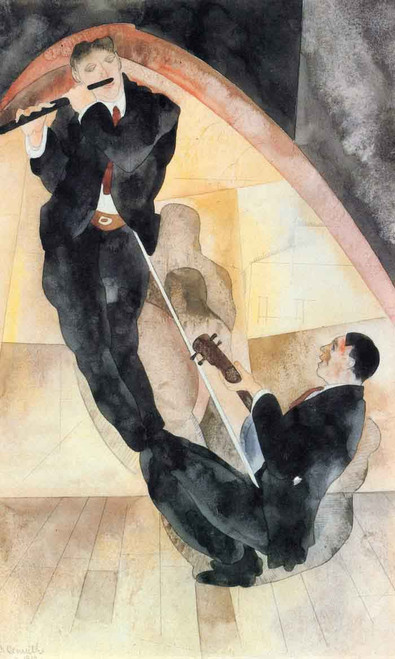 Vaudeville Musicians By Charles Demuth Print or Painting Reproduction