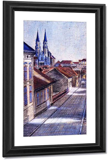 View From The Drawing Classroom Klosterneuburg By Egon Schiele By Egon Schiele View From The Drawing Classroom Klosterneuburg By Egon Schiele By Egon Schiele