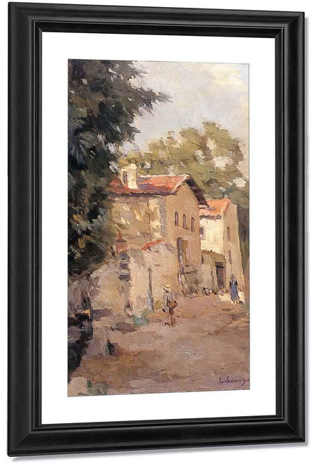 Village Of Clermont By Albert Lebourg By Albert Lebourg