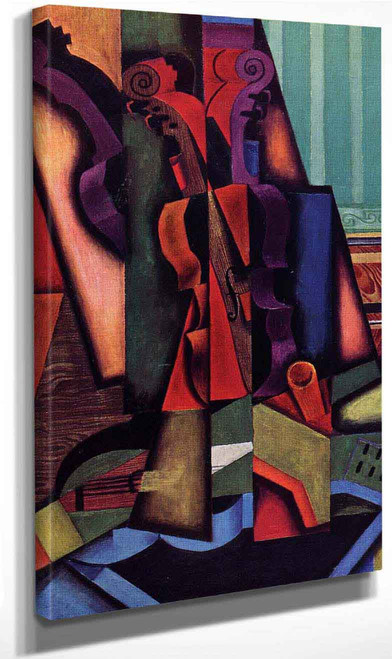 Violin And Guitar By Juan Gris