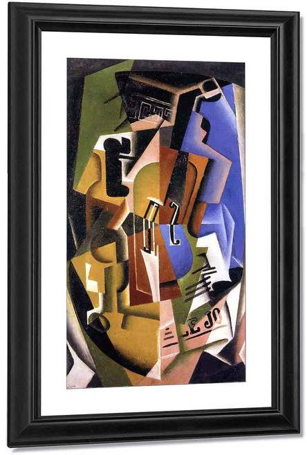 Violin And Newspaper By Juan Gris