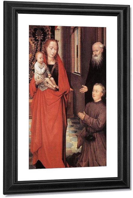 Virgin And Child With St Anthony The Abbot And A Donor By Hans Memling