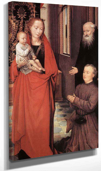 Virgin And Child With St Anthony The Abbot And A Donor By Hans Memling