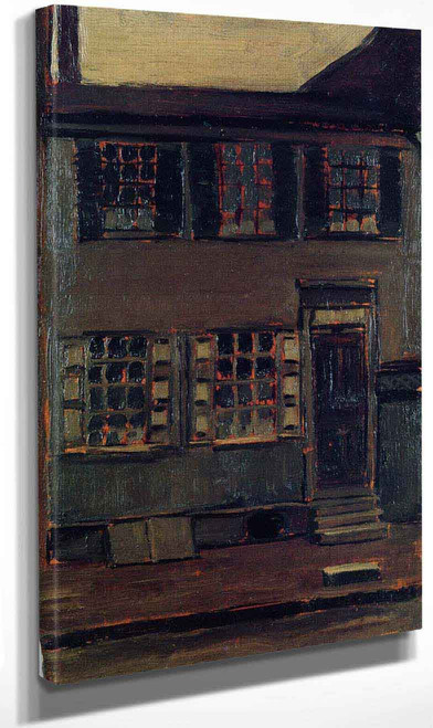 Walt Whitman's House, 328 Mickle Street, Camden, New Jersey By Marsden Hartley Art Reproduction