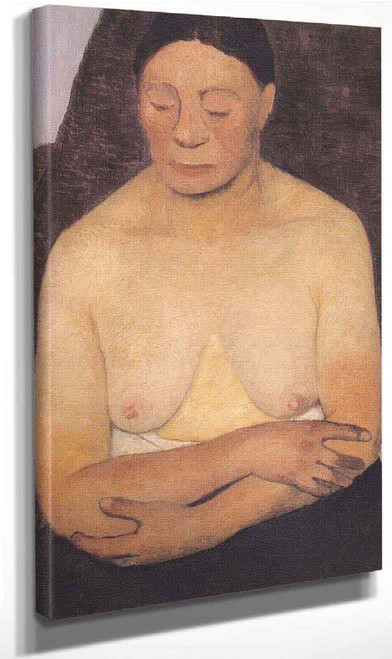 Woman Half Naked By Paula Modersohn Becker