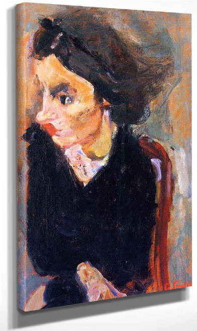 Woman In Profile By Chaim Soutine