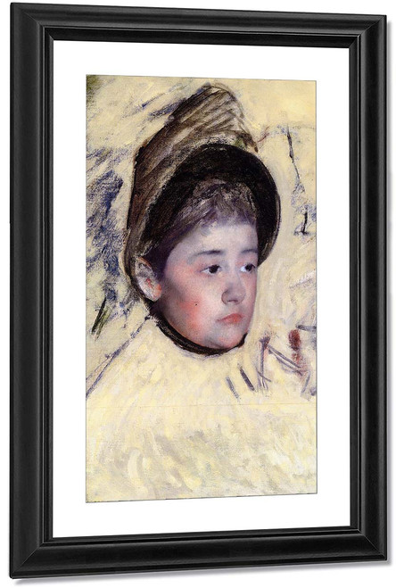 Woman Wearing A Bonnett By Mary Cassatt By Mary Cassatt Woman Wearing A Bonnett By Mary Cassatt By Mary Cassatt