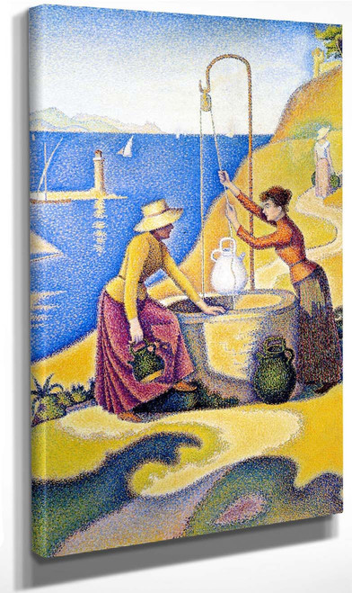 Women At The Well, Opus 238 By Paul Signac Art Reproduction