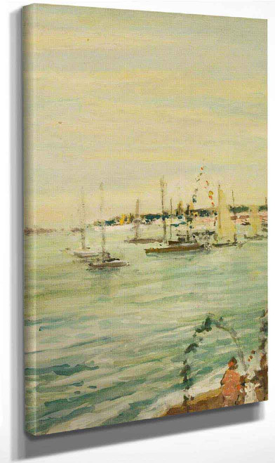 Yachts At Weymouth By Jacques Emile Blanche By Jacques Emile Blanche
