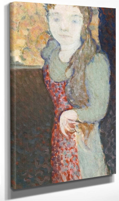 Young Girl Wearing An Apron By Maurice Denis By Maurice Denis