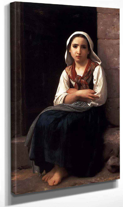 Yvonette By William Bouguereau By William Bouguereau