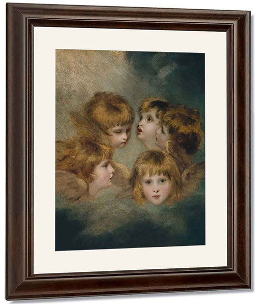 A Child's Portrait In Different Views By Sir Joshua Reynolds