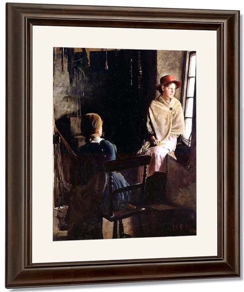 A Cottage Interior, Newlyn By Thomas Cooper Gotch