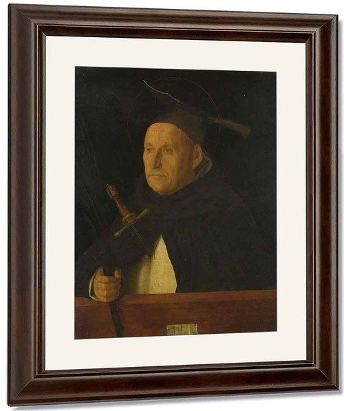 A Dominican With The Attributes Of Saint Peter Martyr By Giovanni Bellini By Giovanni Bellini