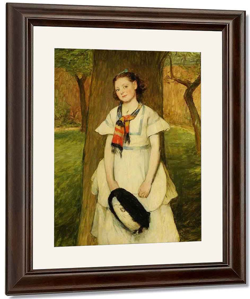 A Girl In A Muslin Dress By Sir William Quiller Orchardson