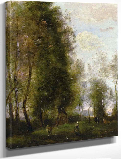 A Shady Resting Place By Jean Baptiste Camille Corot By Jean Baptiste Camille Corot