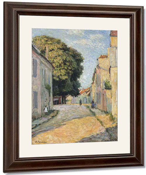 A Street In Montevrain By Henri Lebasque By Henri Lebasque