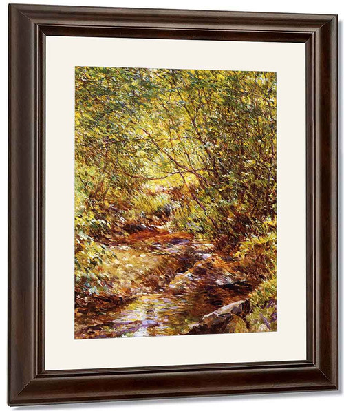A Woodland Stream By Robert Lewis Reid