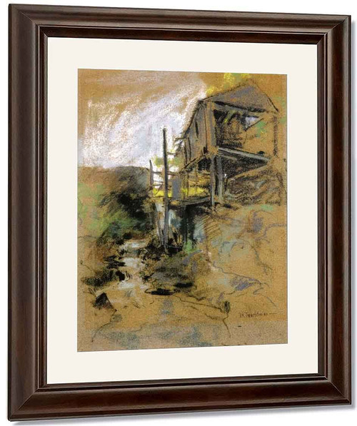 Abandoned Mill Branchville, Connecticut By John Twachtman