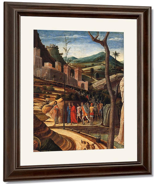 Agony In The Garden [Detail] By Andrea Mantegna