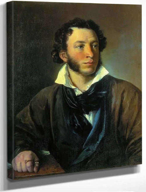 Alexander Pushkin By Vasily Tropinin