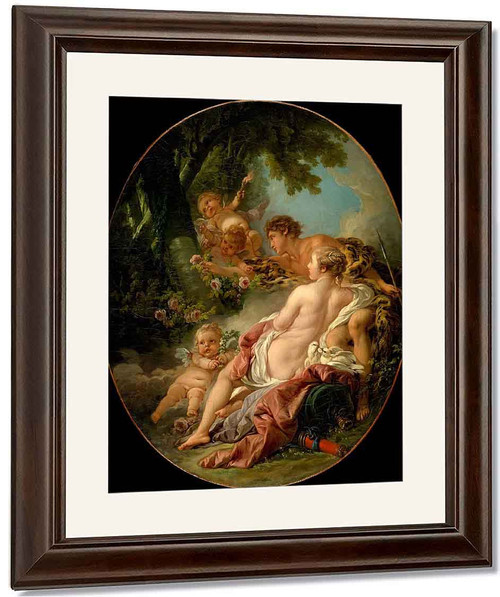 Angelica And Medoro By Francois Boucher