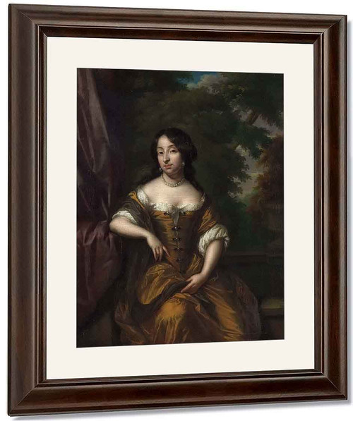 Anna Maria Hoeufft By Caspar Netscher