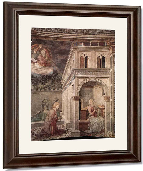 Annunciation 1 By Fra Filippo Lippi