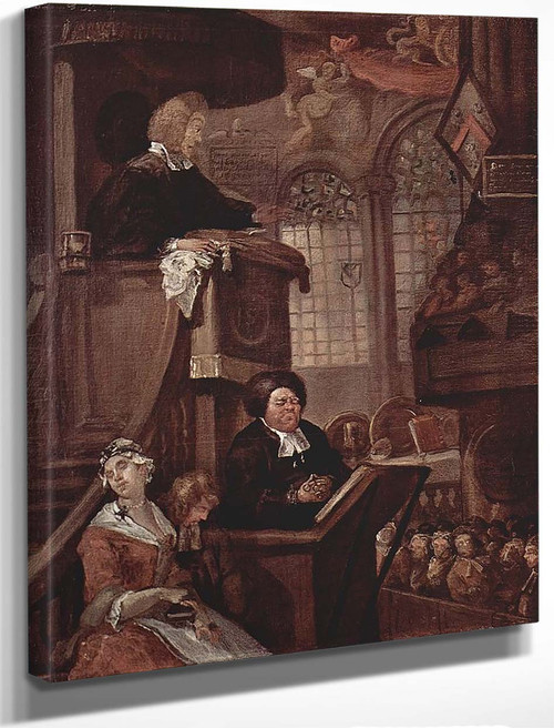 Apathy In The Courtroom By William Hogarth