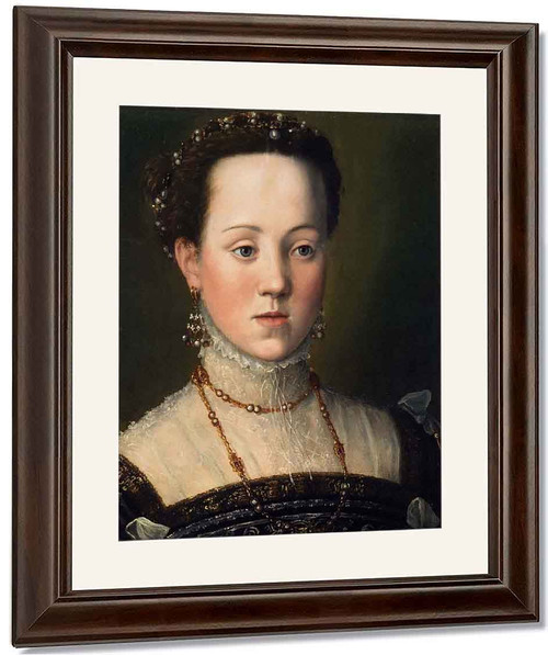 Archduchess Anna, Daughter Of Emperor Maximillian Ii By Giuseppe Arcimboldo